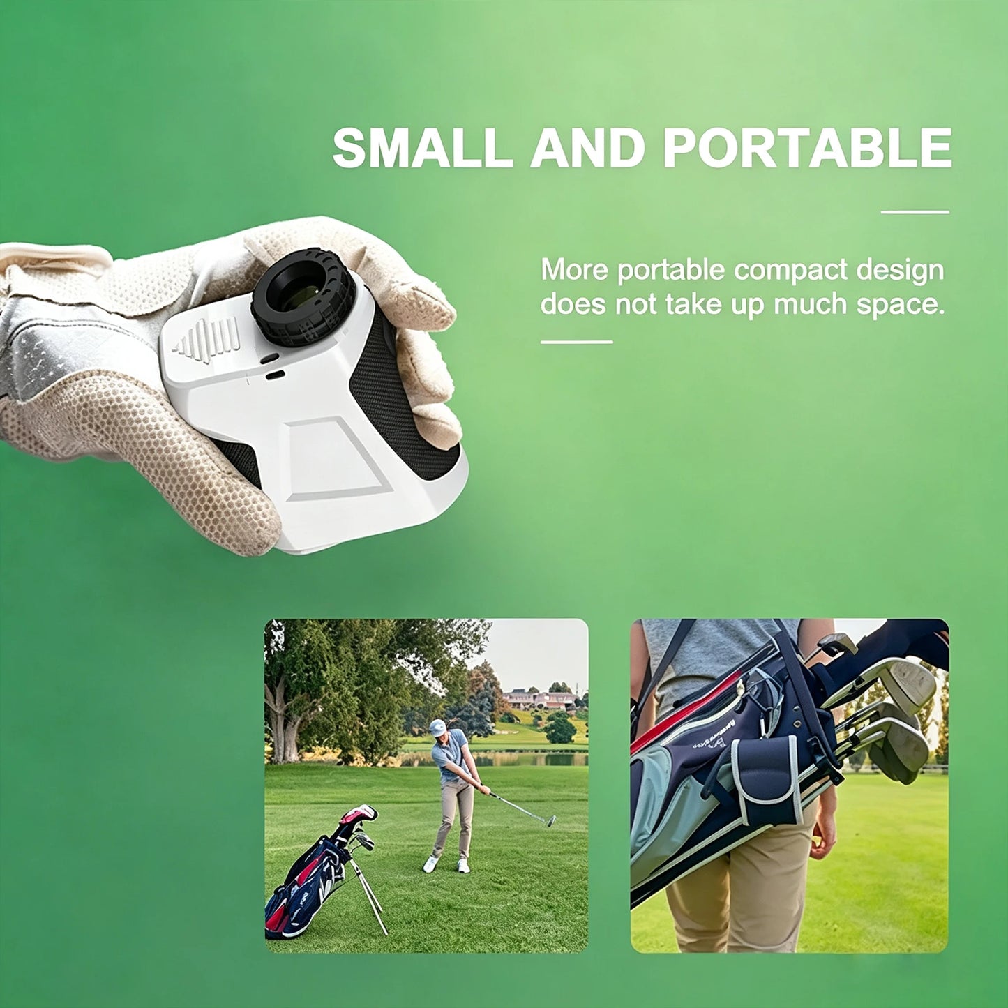 Peakpulse 6X Magnetic Golf Laser Rangefinder Slope Comp