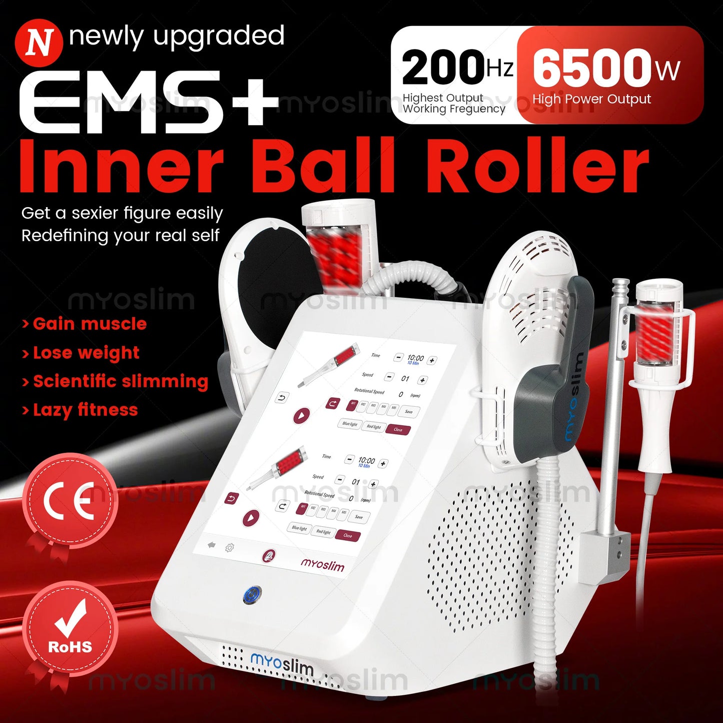 Taixl Ems Myoslim Roller Rf Electromagnetic Body Slimming Machine