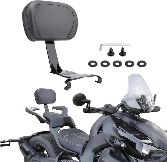 Wasonteda Soft Rear Passenger Backrest For Can-Am Ryker