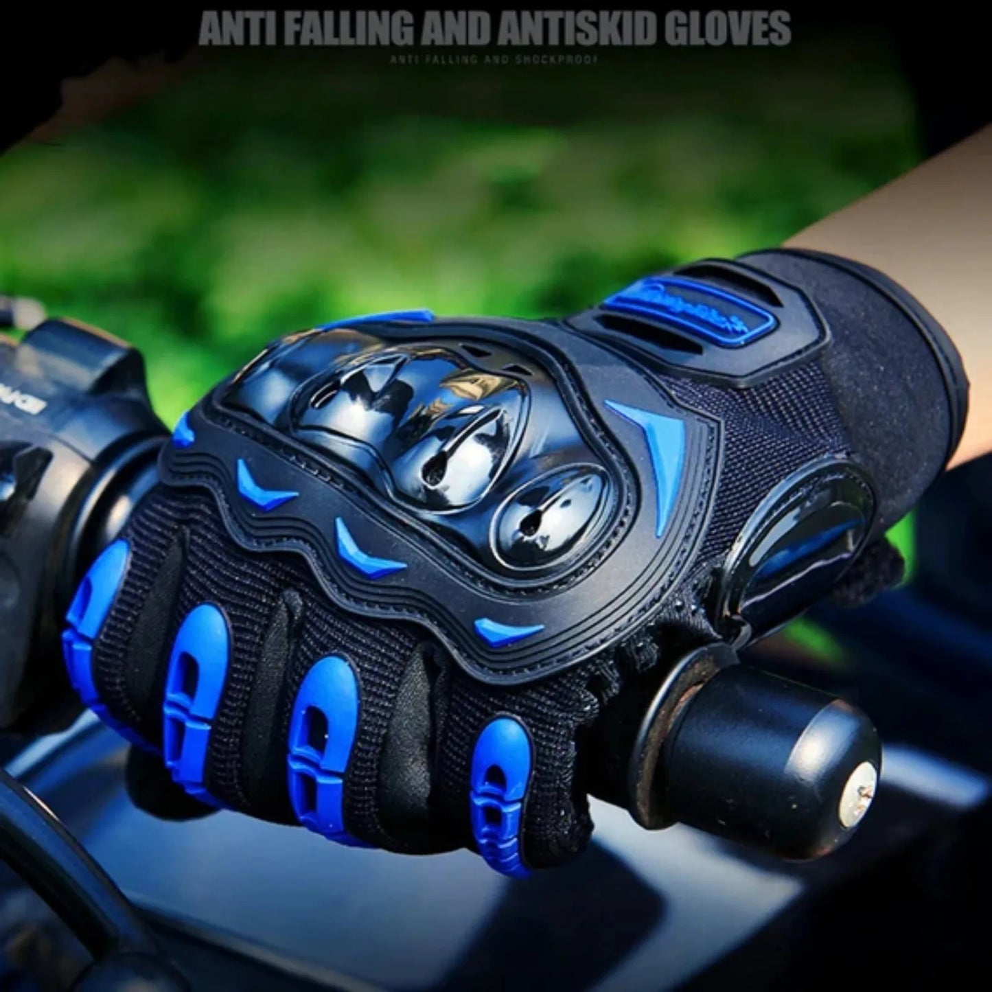 Nylon And Cotton Full Finger Motocross Racing Motorcycle Gloves
