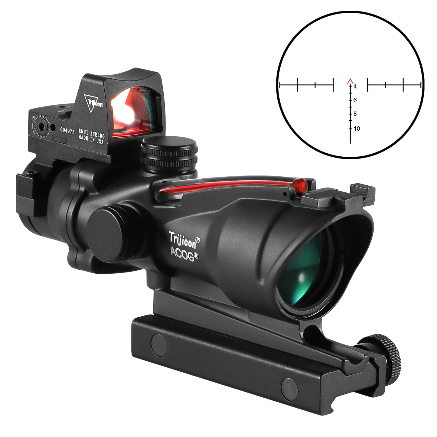 Nabila Adjustable Red Dot Scope 4x32 20mm Rail For Hunting