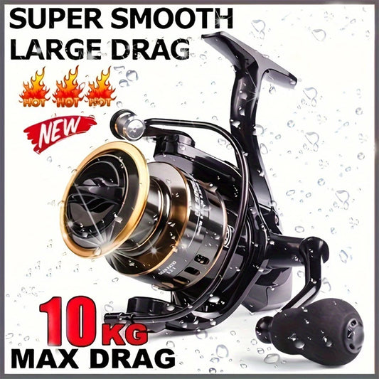 Spinning Reel With Metal Spool And Rocker Arm Gear Ratio 5 To 1
