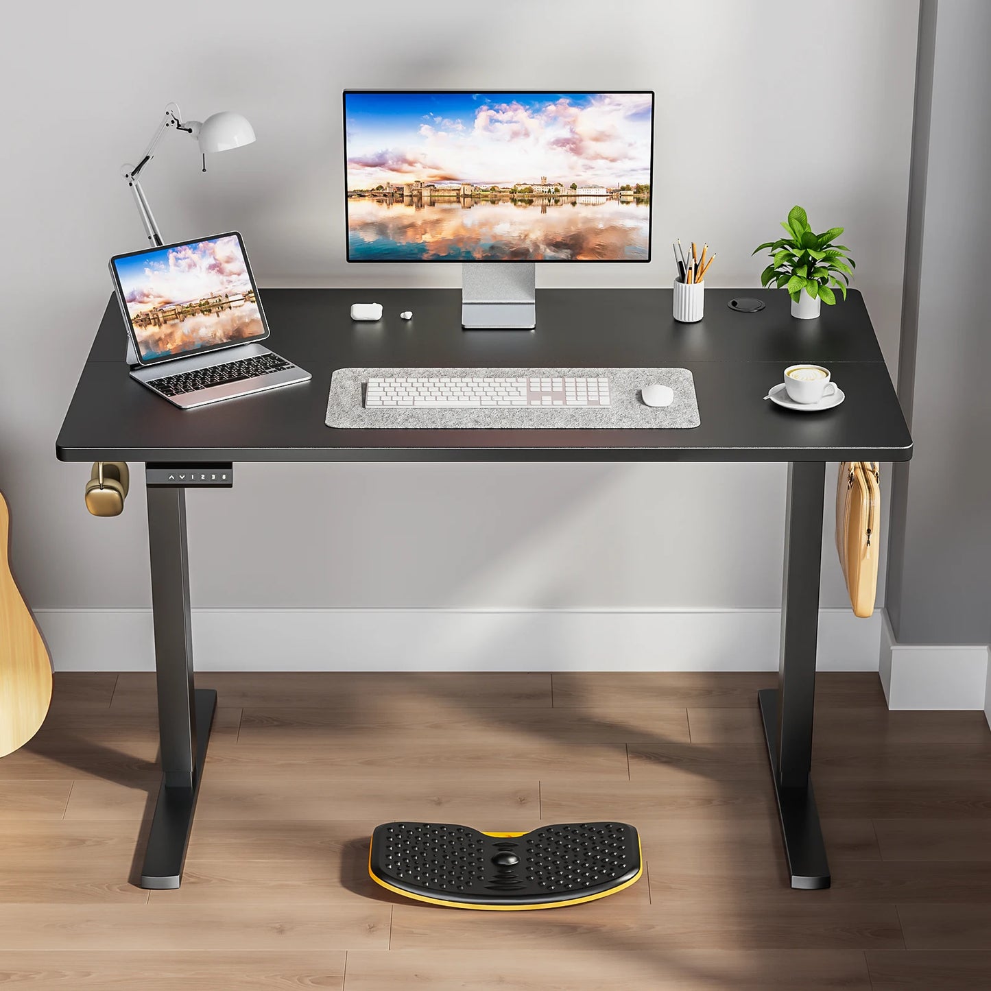 JHK Electric Standing Desk Height Adjustable Computer Desk Home Office