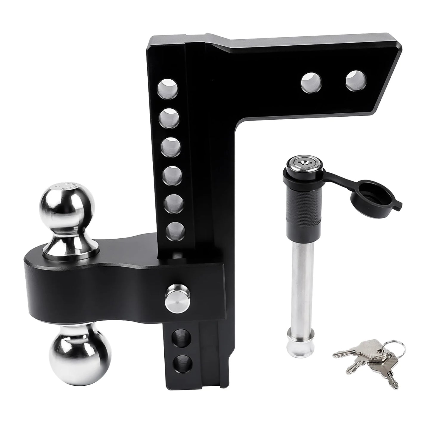 Adjustable Trailer Hitch Ball Mount for Hitch Receiver