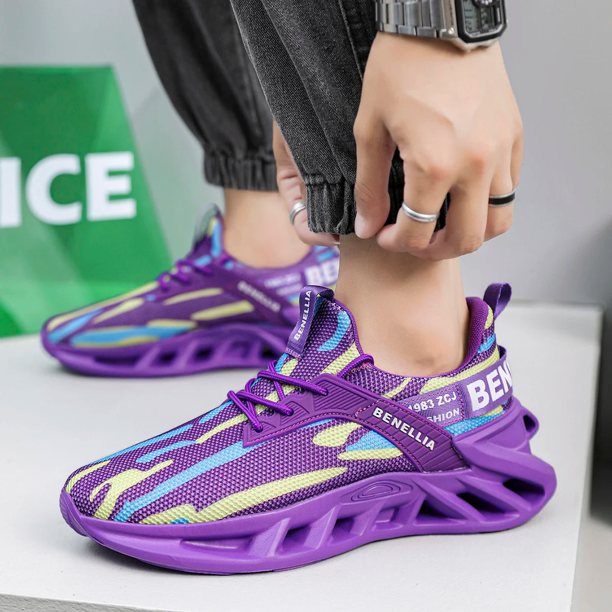 Breathable Slip-Resistant Running Shoes Unisex Comfort All Day