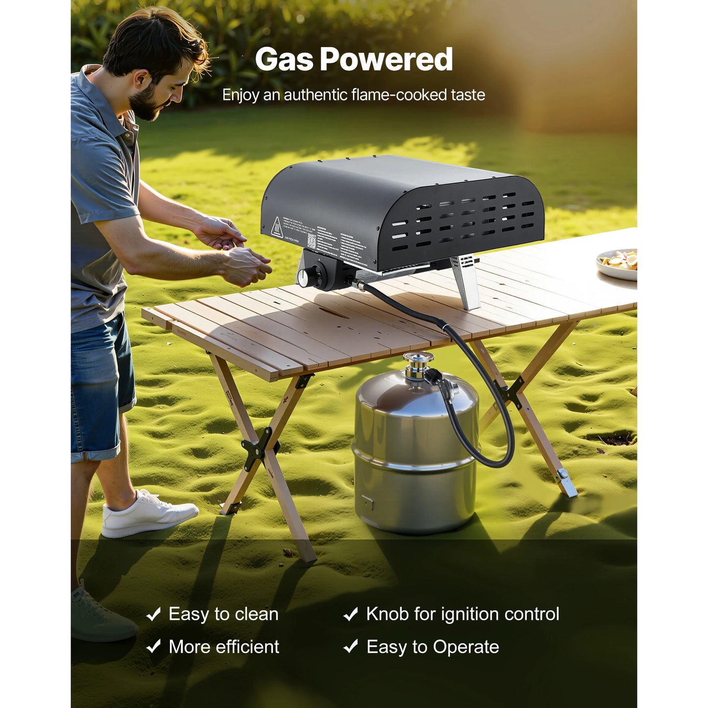 VEVOR Propane Outdoor Pizza Oven Portable Thickened Pizza Stone