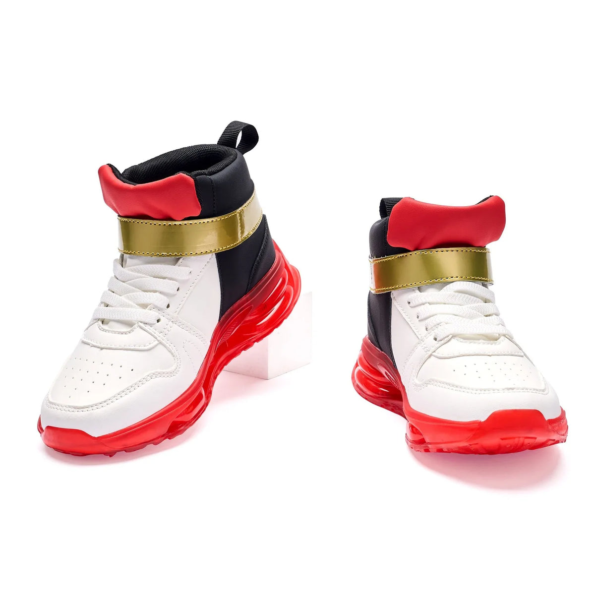 Shadow Athletic Sneakers For Kids Boys Leather Running Shoes