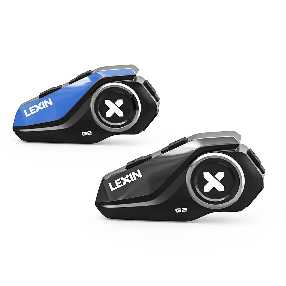 Lexin G2P Motorcycle Bluetooth Headset Intercom For Up To 6 Riders