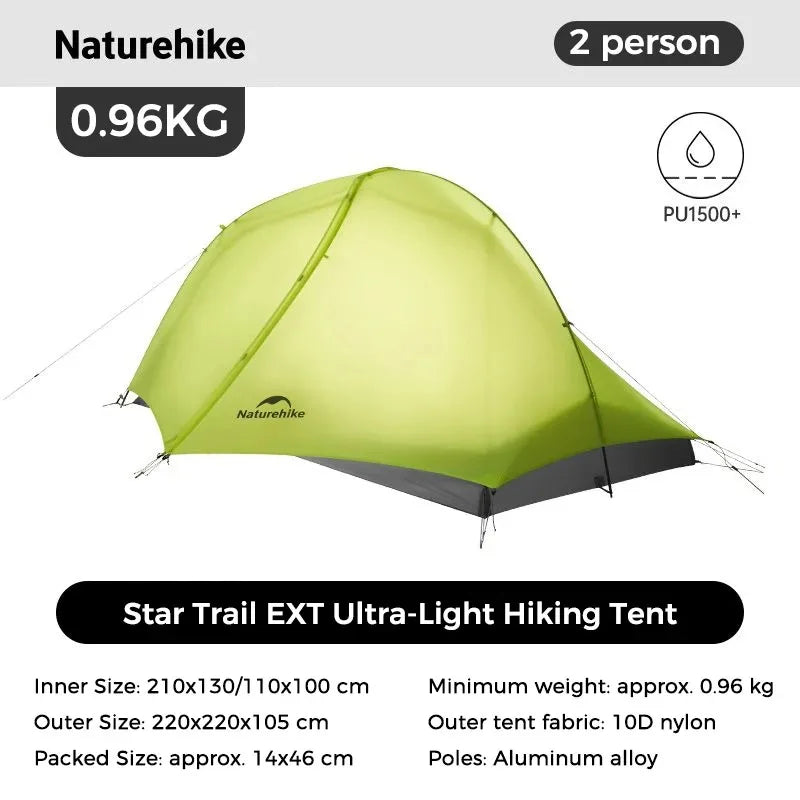 Naturehike Star Trail EXT Two Person Ultralight Backpacking Tent