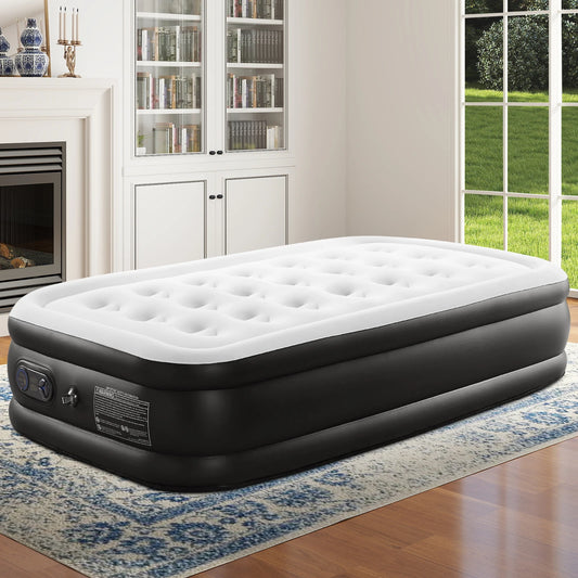 MCQ Air Mattress With Built In Pump Non Slip Bottom