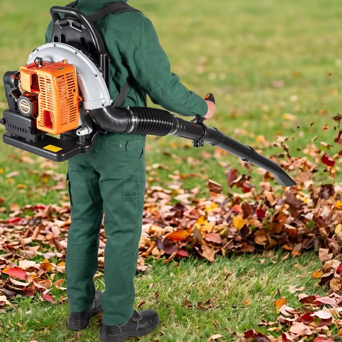 Gasoline Leaf Blower 2.7KW 2 Stroke Power 1.8L Fuel Tank