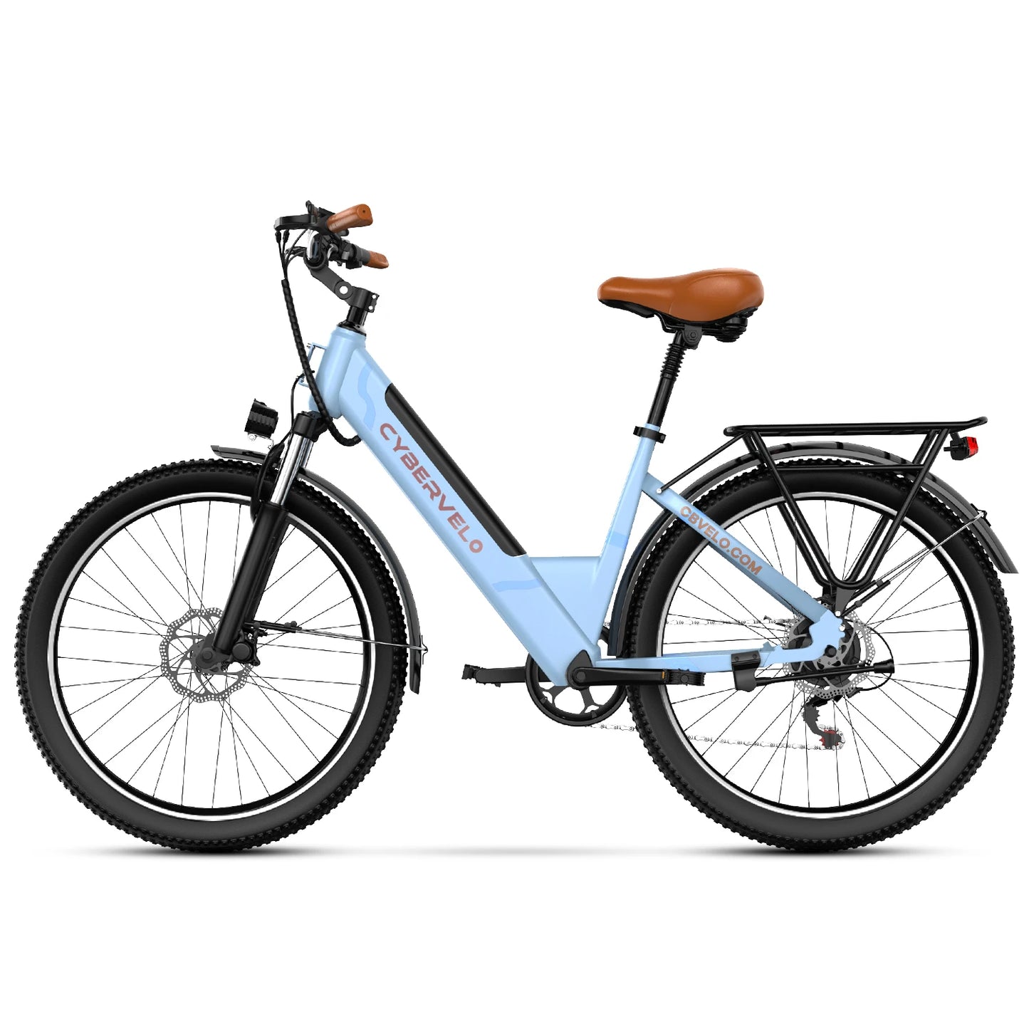 CYBERVELO Urban Commute EBike With 1000W Peak Motor Detachable Battery