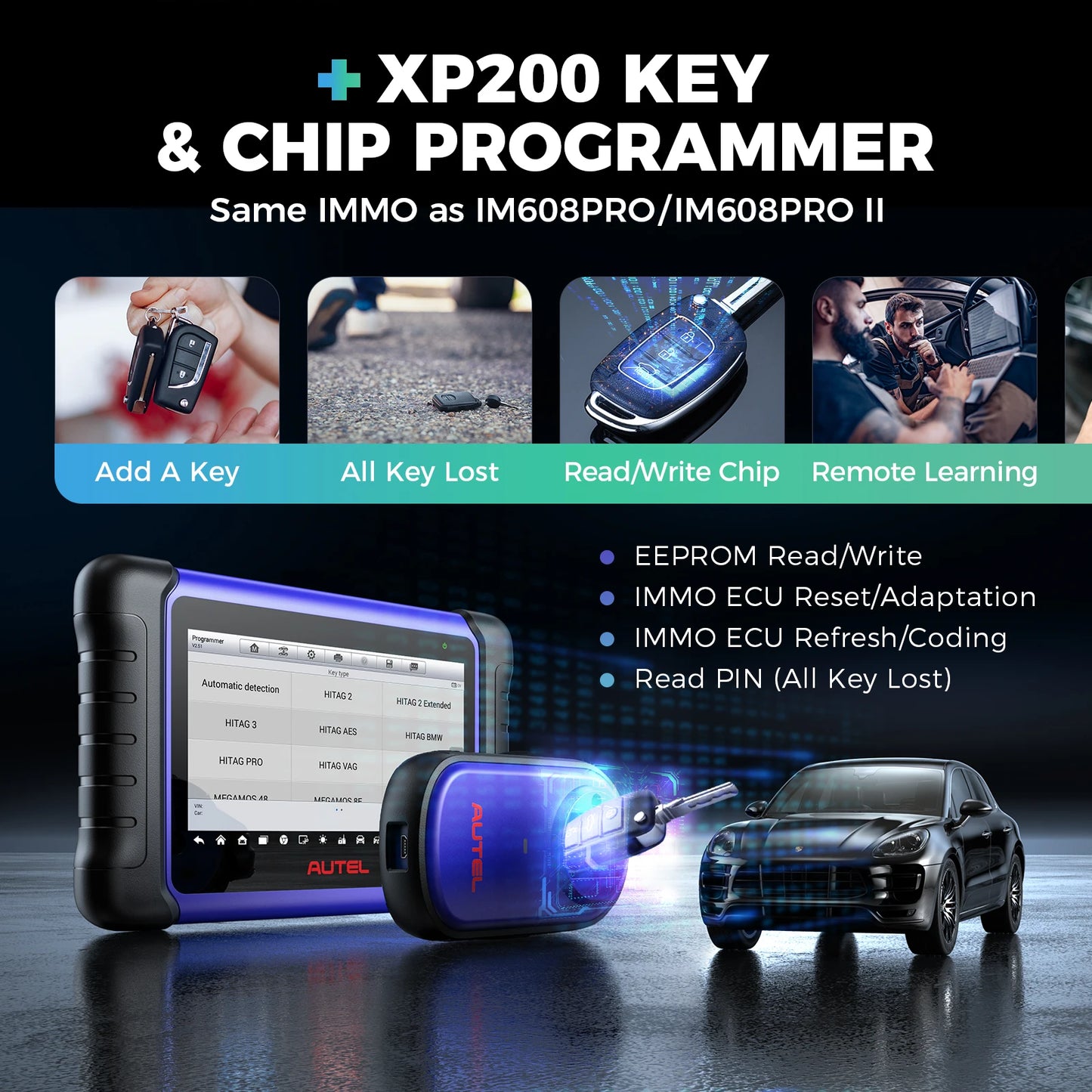 Autel MaxiIM IM508S XP400 PRO OBD2 Automotive Scanner
