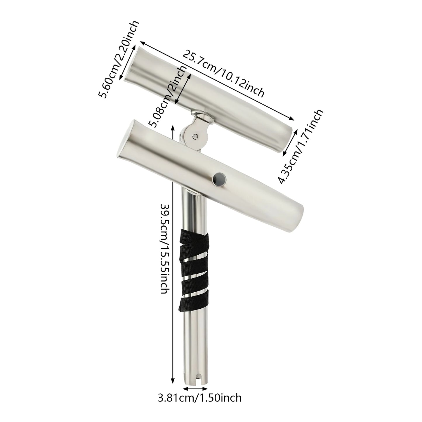 Double Ended Fishing Rod Holders For Boats Stainless Steel Bracket