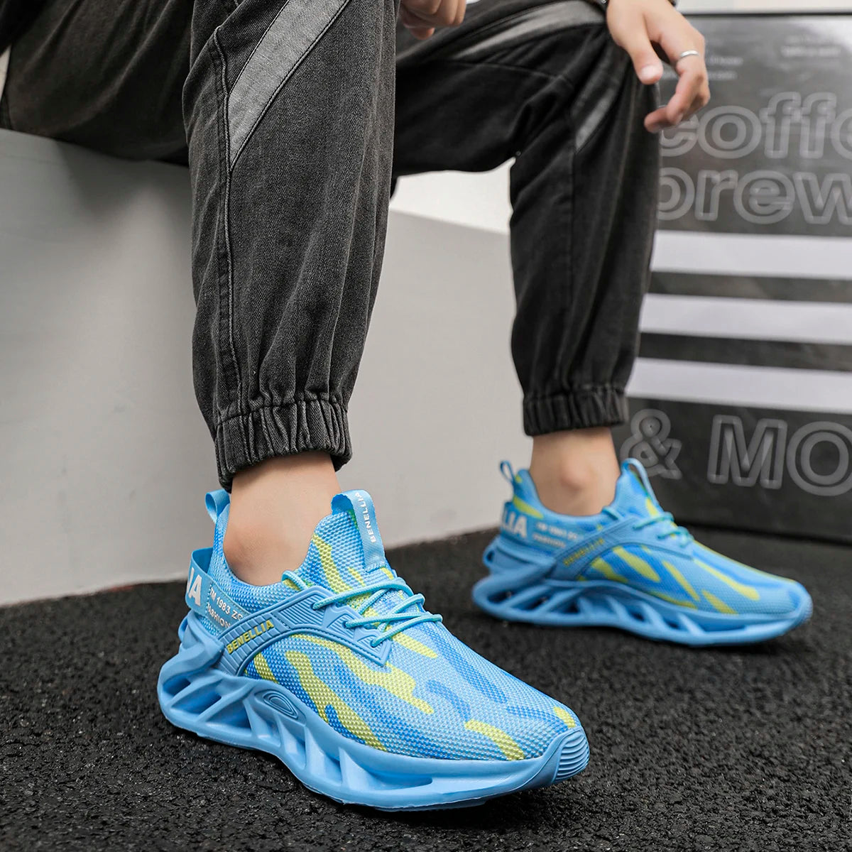 Breathable Slip-Resistant Running Shoes Unisex Comfort All Day