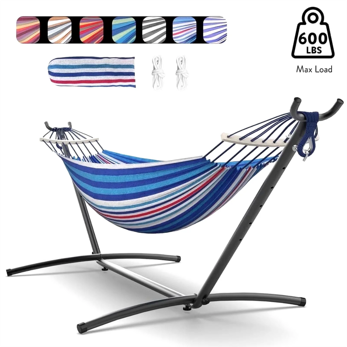 Gyroor Heavy Duty Adjustable Stand Hammock With Storage
