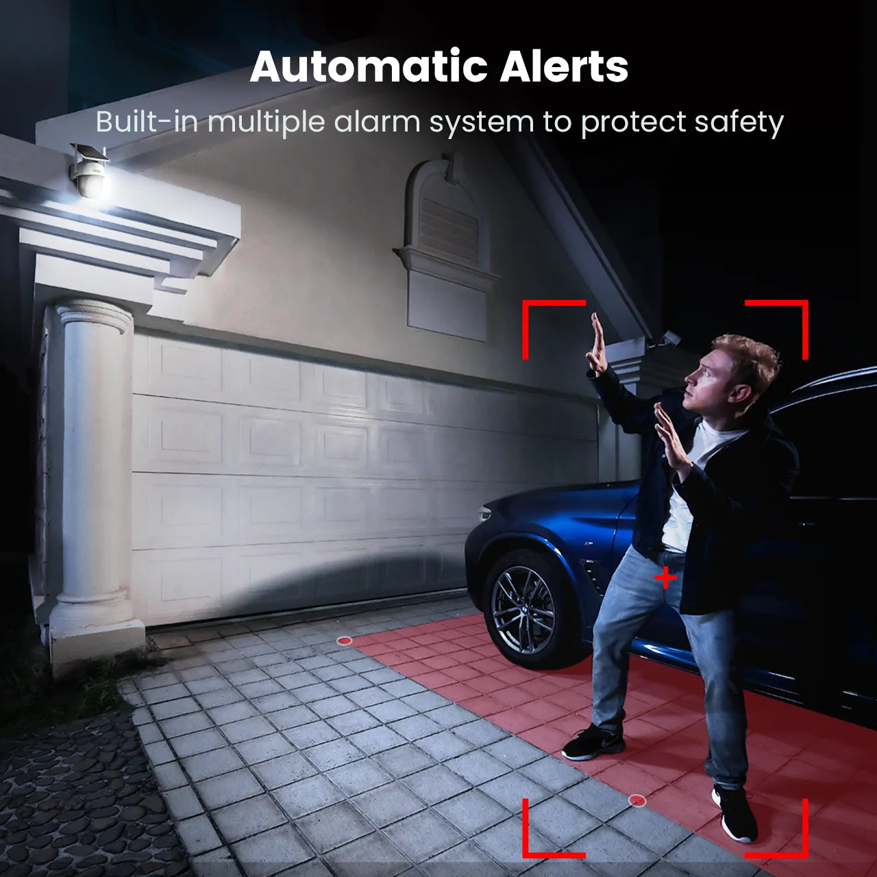 DEKCO Solar Wireless Camera 3MP 5000mAh Two Way Audio PTZ