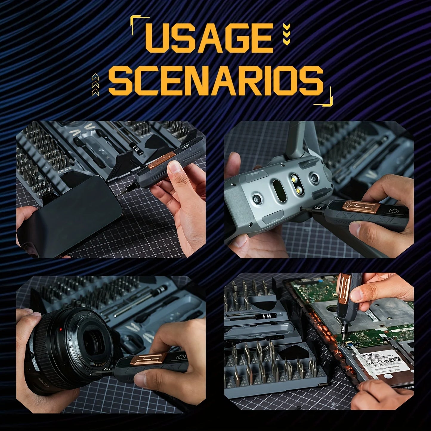 JAKEMY 180 In 1 Precision Screwdriver Set With Magnetic Bits