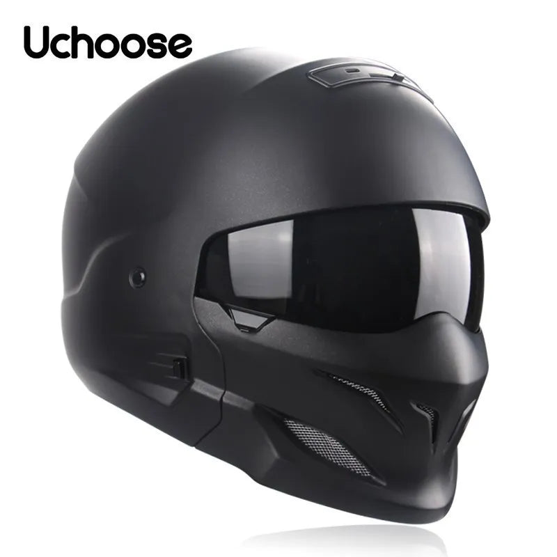 Uchoose Detachable Multi-purpose Motorcycle Half Helmet