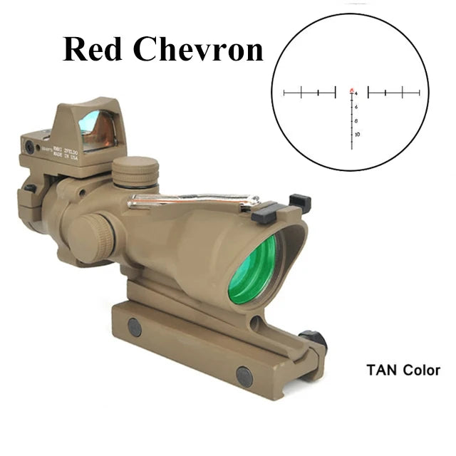 Nabila Adjustable Red Dot Scope 4x32 20mm Rail For Hunting