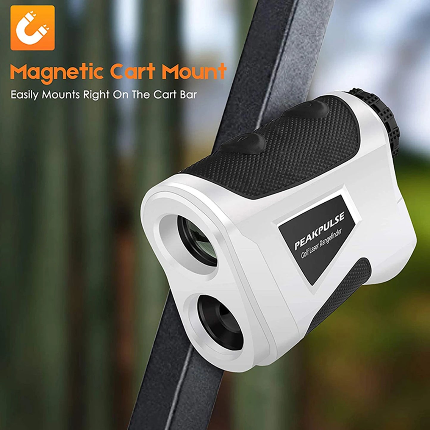 Peakpulse 6X Magnetic Golf Laser Rangefinder Slope Comp