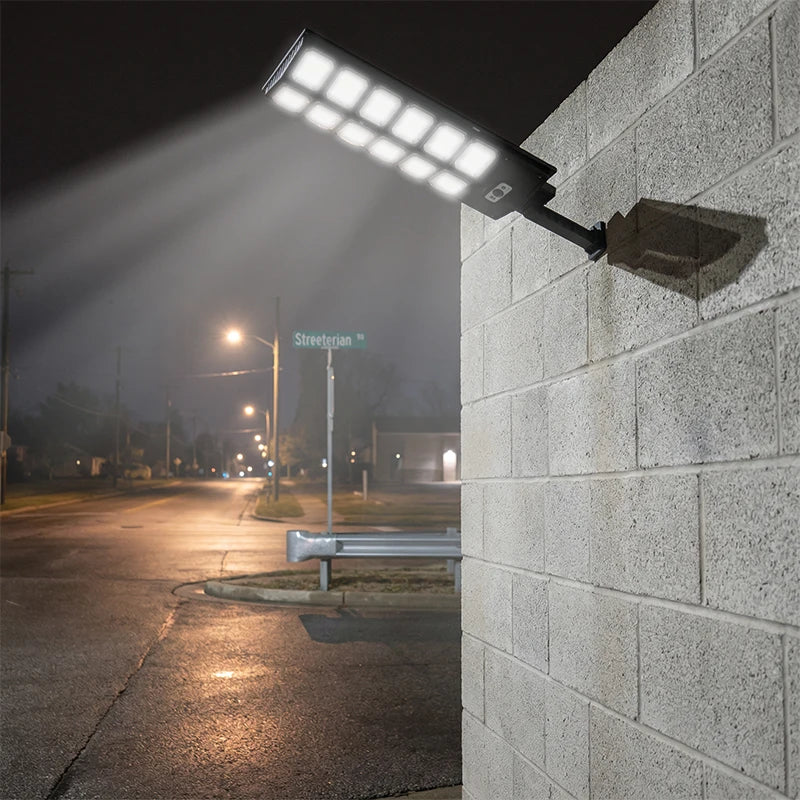 FAMCDC Solar LED Flood Light With Motion Sensor