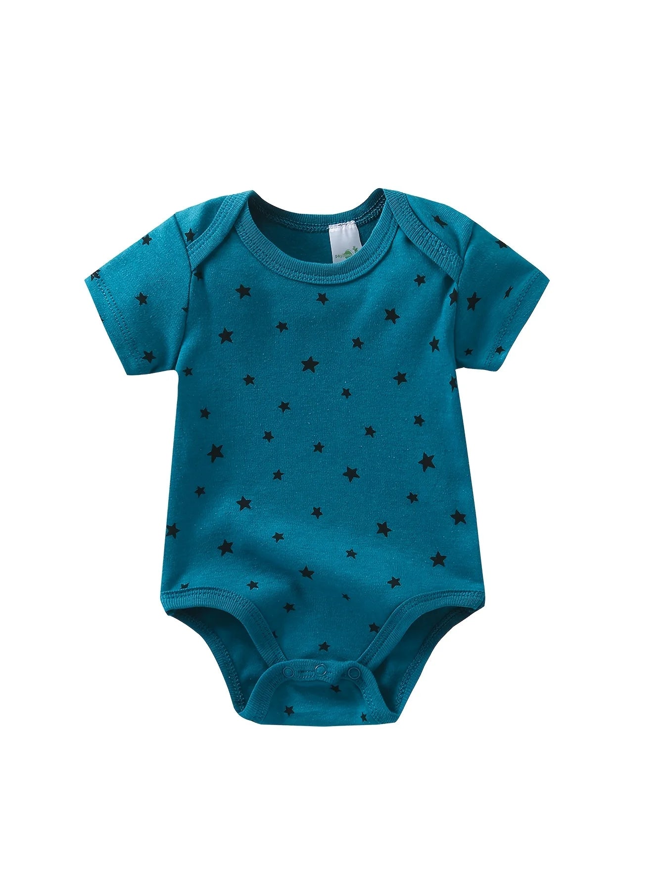 Baby Boy Triangle Rompers Five Piece Set With Bow Tie