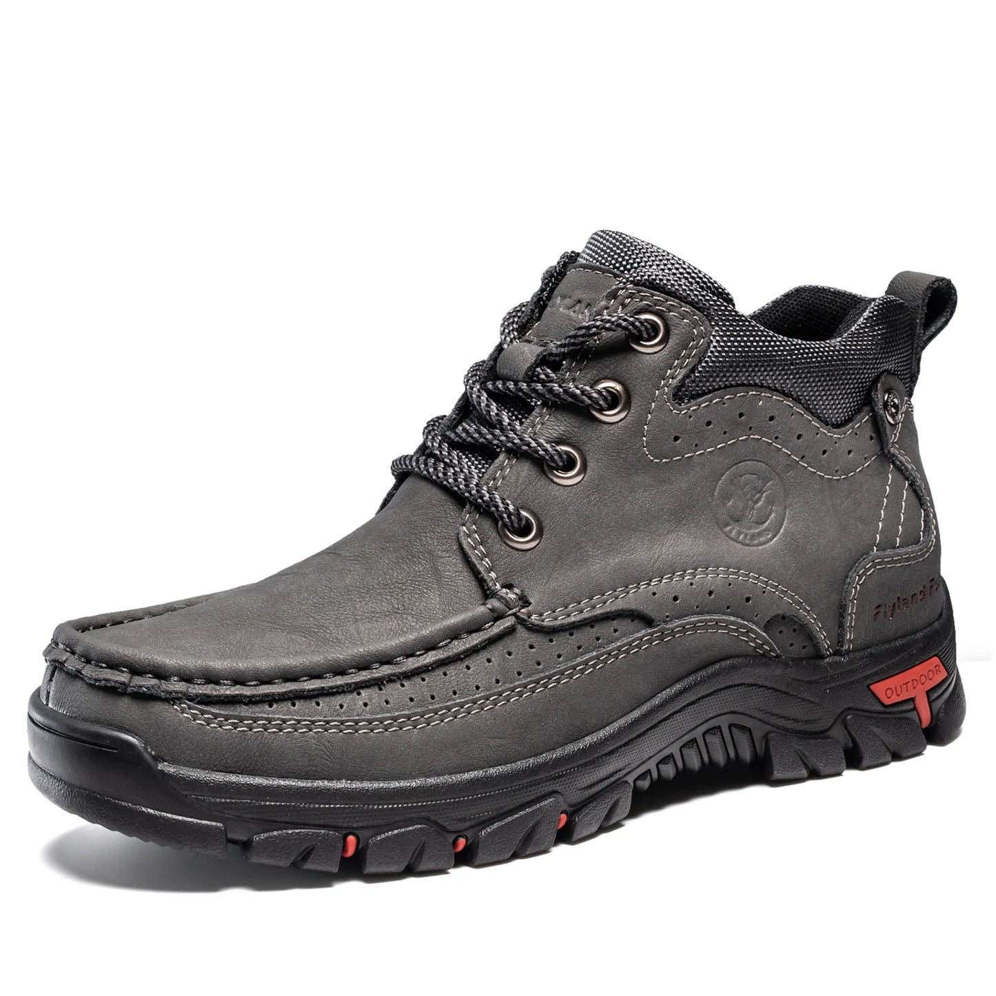 Flyland Vintage Leather Chukka Boots Mens Casual Office Shoes