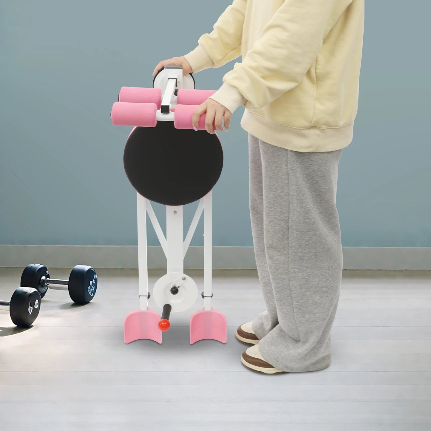 Heavy Duty Leg Split Machine With Adjustable Levels And Sponge Cushion