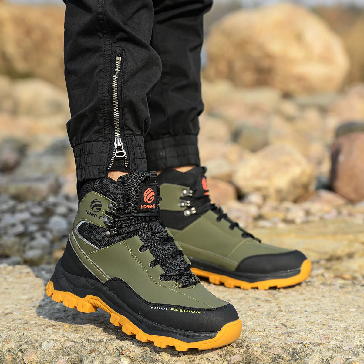 Veigar Protective Work Safety Shoes For Men With Steel Toe