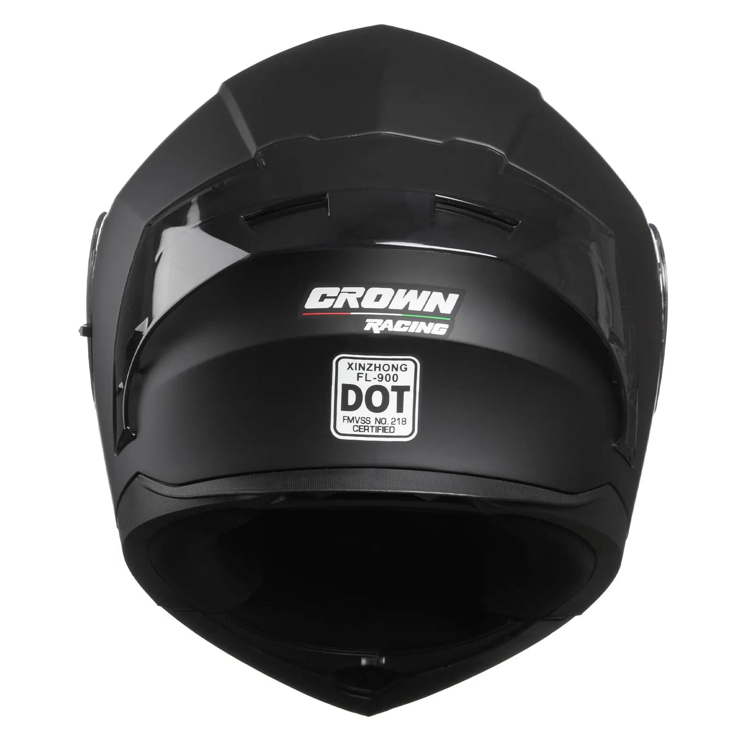 Crown Racing DOT Certified Modular Flip Up Motorcycle Helmet