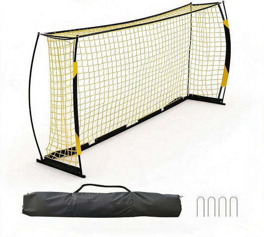 Heavy Duty Iron Frame Soccer Goal Set With Tear Resistant Net