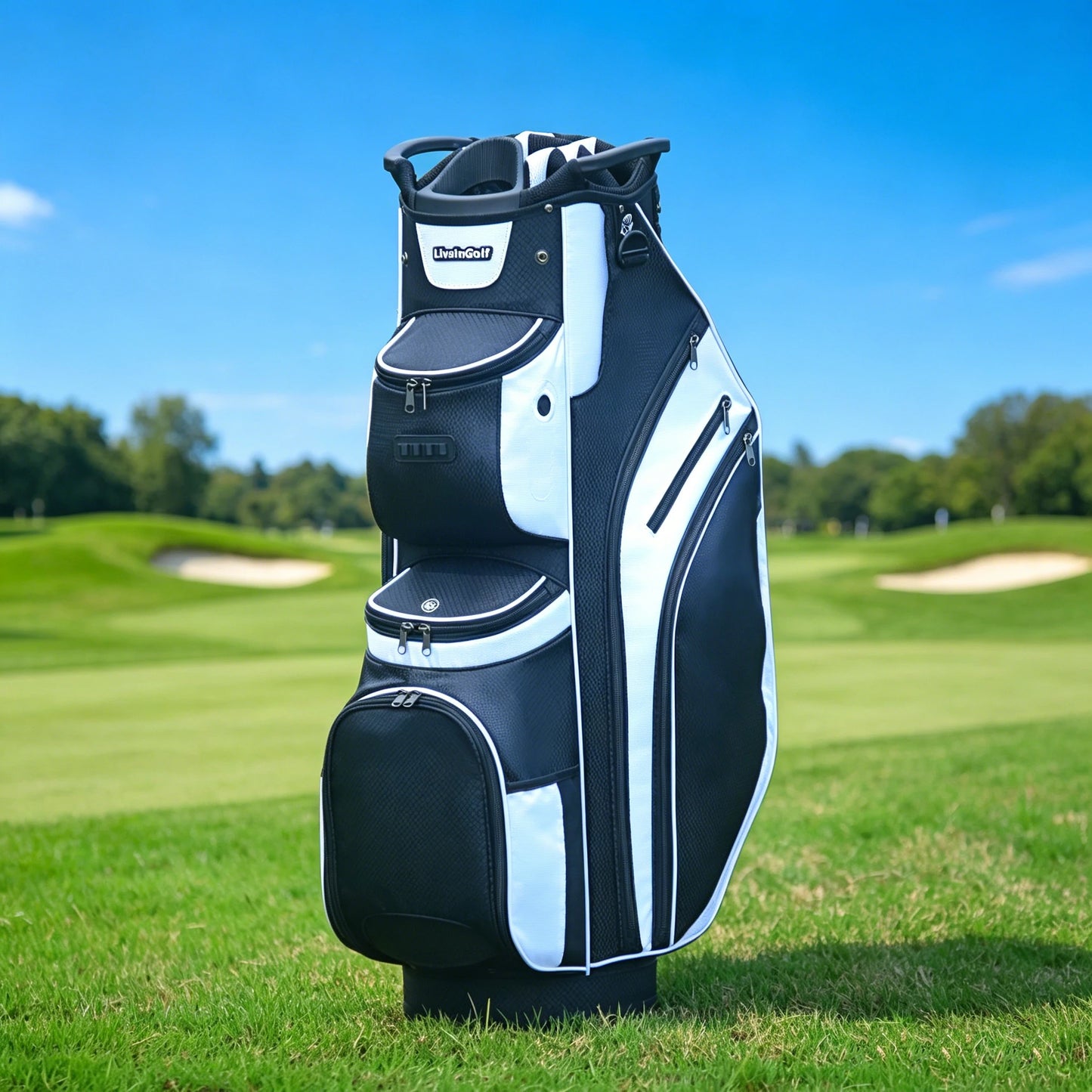 Livsingolf Full Length Dividers Sturdy Spacious Cart Bag