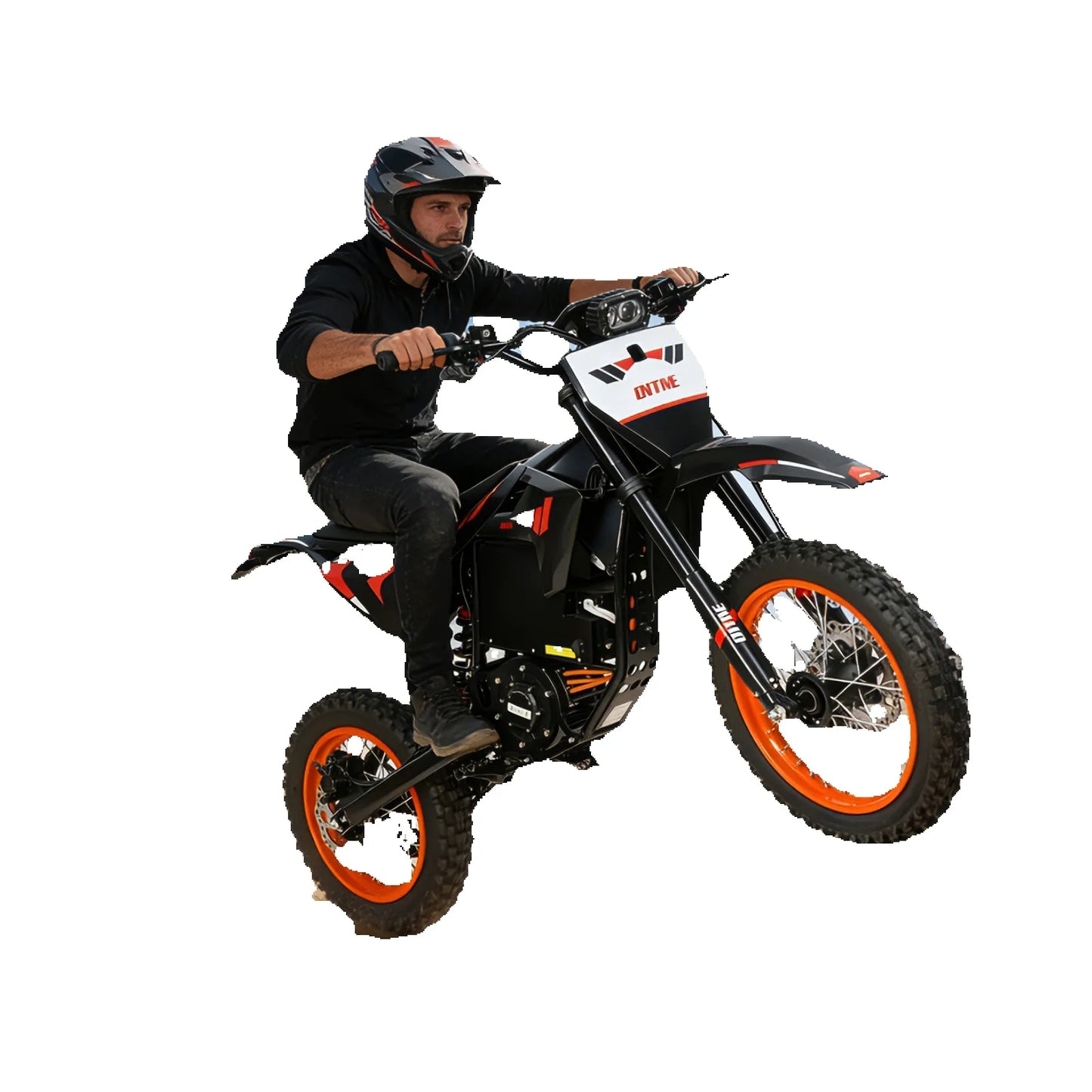 Electric Dirt Bike 4500W Fat Tires Suspension