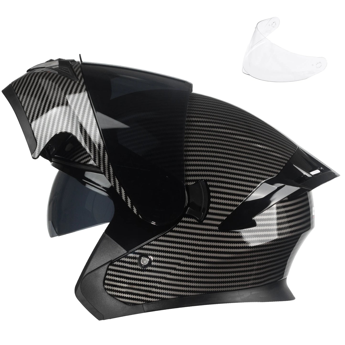 Crown Racing Modular Flip Up Motorcycle Helmet DOT Certified