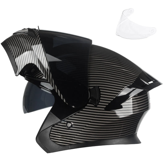 Crown Racing Modular Flip Up Motorcycle Helmet DOT Certified