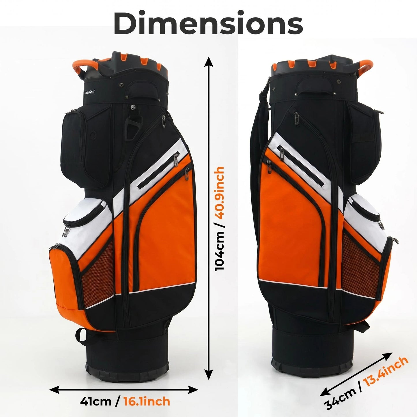 Livsingo14-Way Stand Top Golf Cart Bag