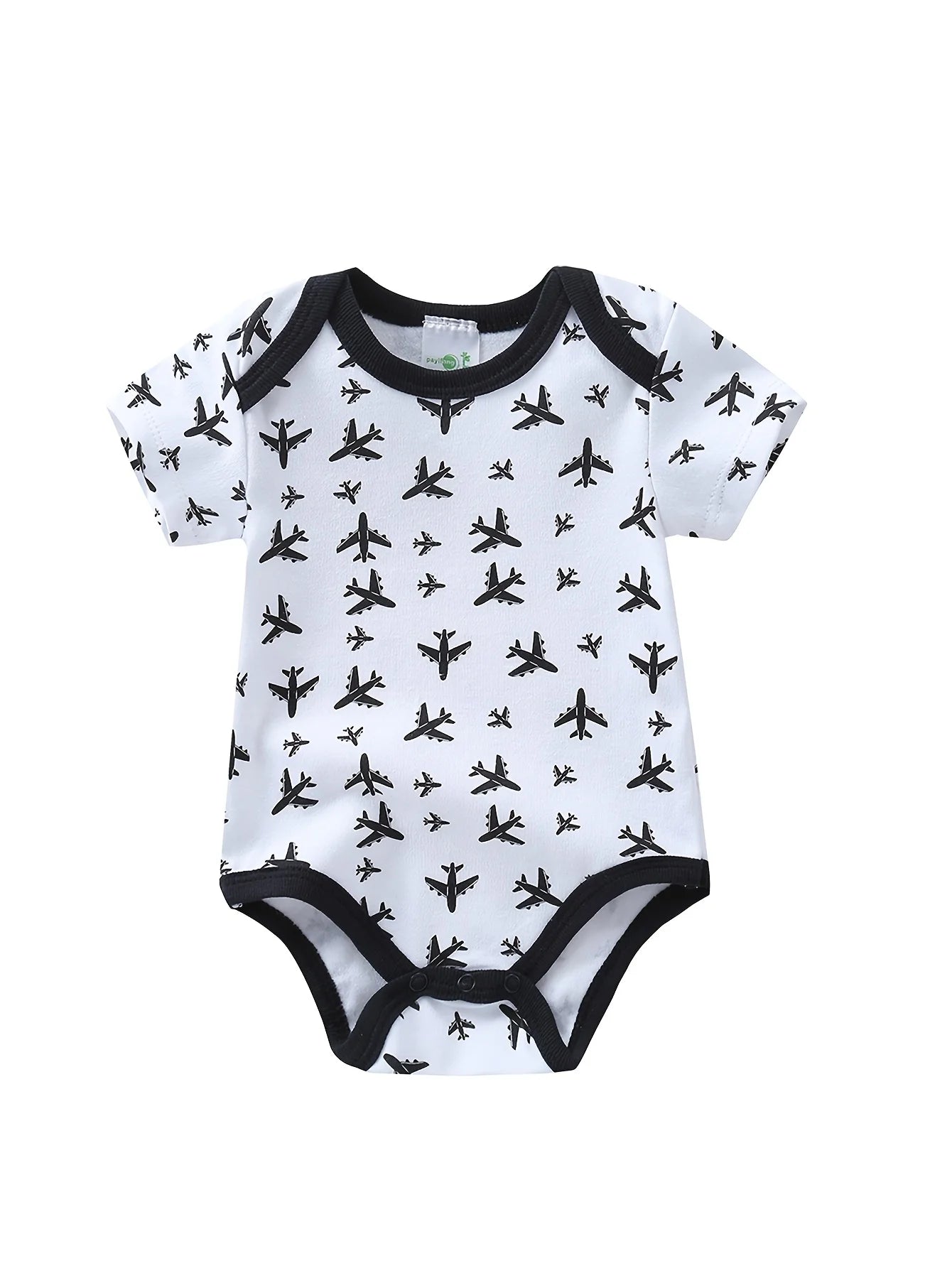Baby Boy Triangle Rompers Five Piece Set With Bow Tie