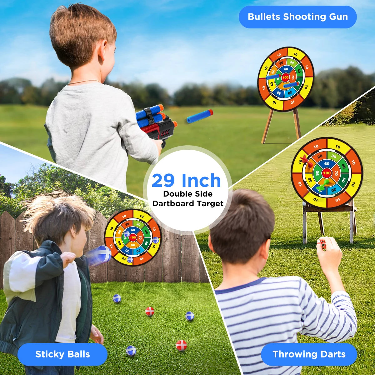 VATOS Bow Arrow Toy Set For Kids Night Light Archery