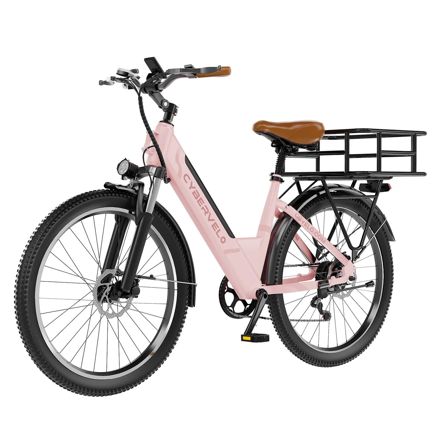 CYBERVELO Urban Commute EBike With 1000W Peak Motor Detachable Battery