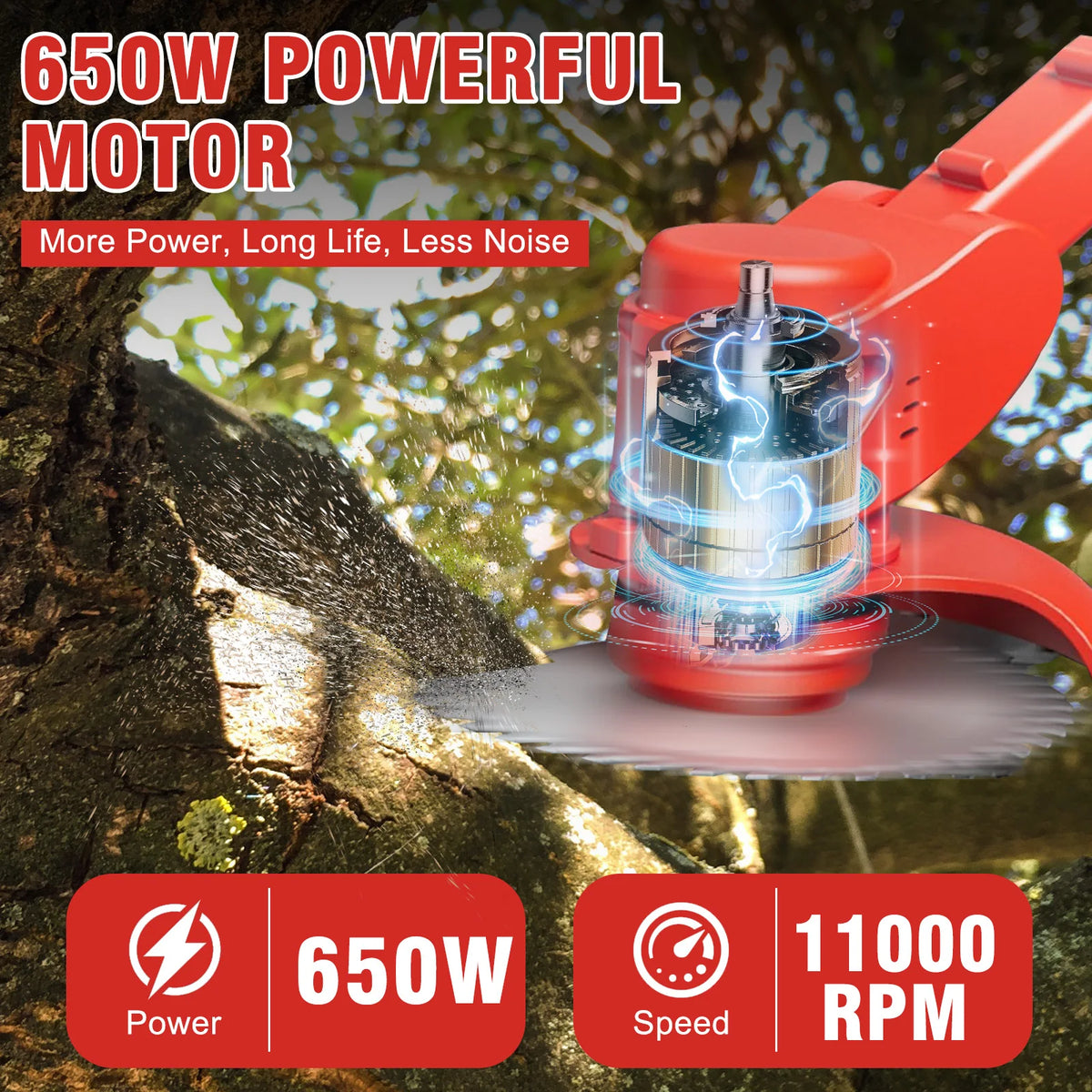 Cordless 21V Electric Grass Trimmer And Brush Cutter For Lawns