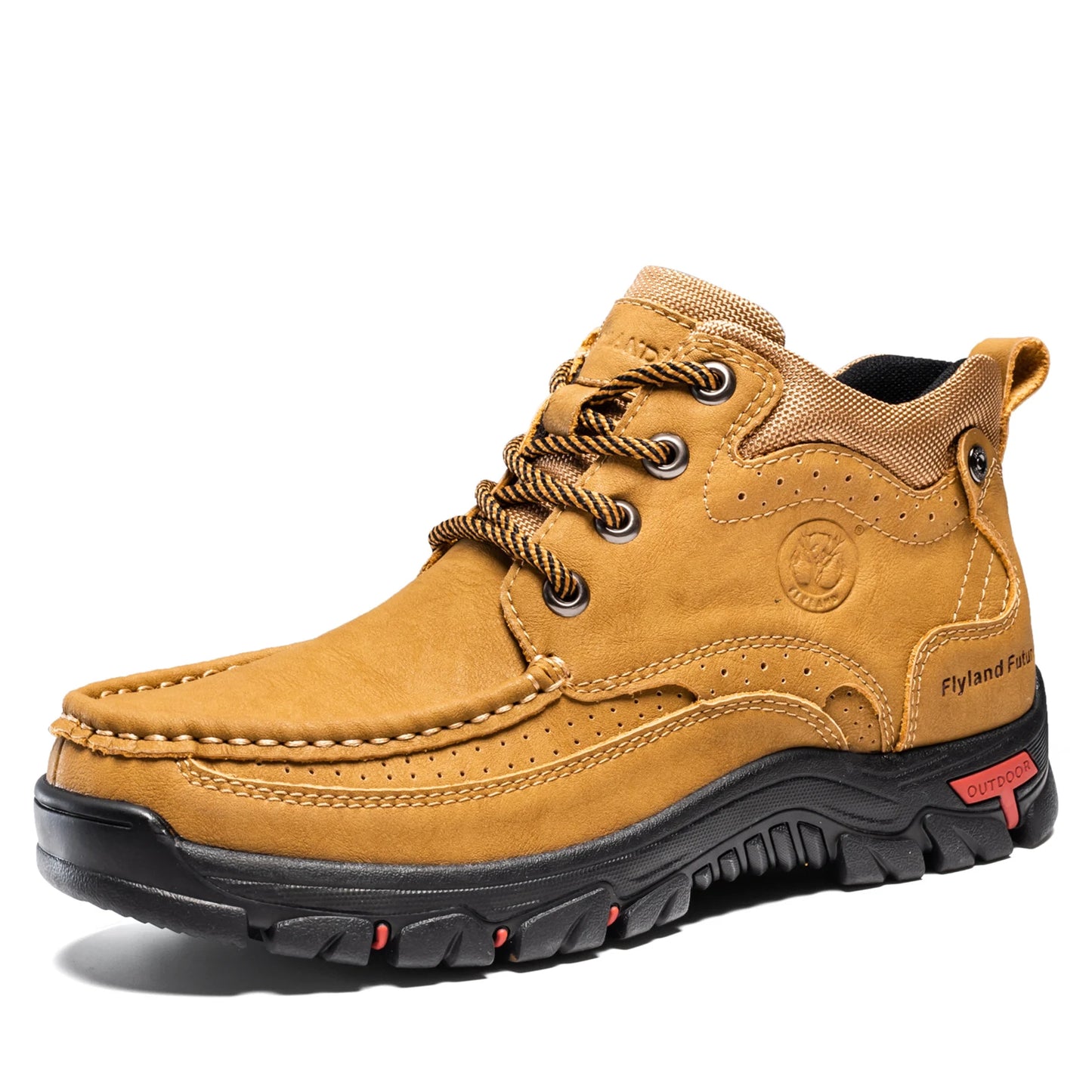 Flyland Vintage Leather Chukka Boots Mens Casual Office Shoes