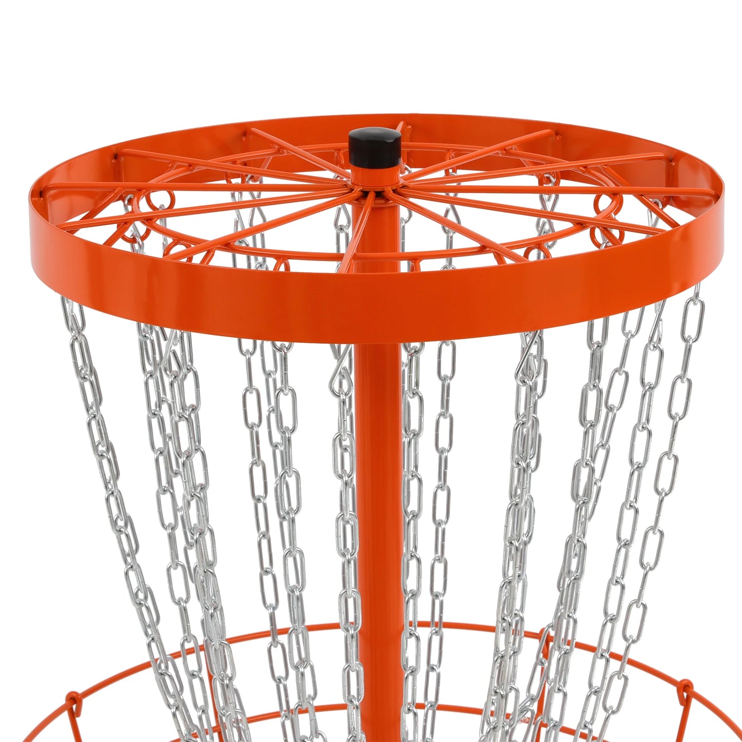 Portable Disc Golf Target With Detachable Basket And Safe Edges