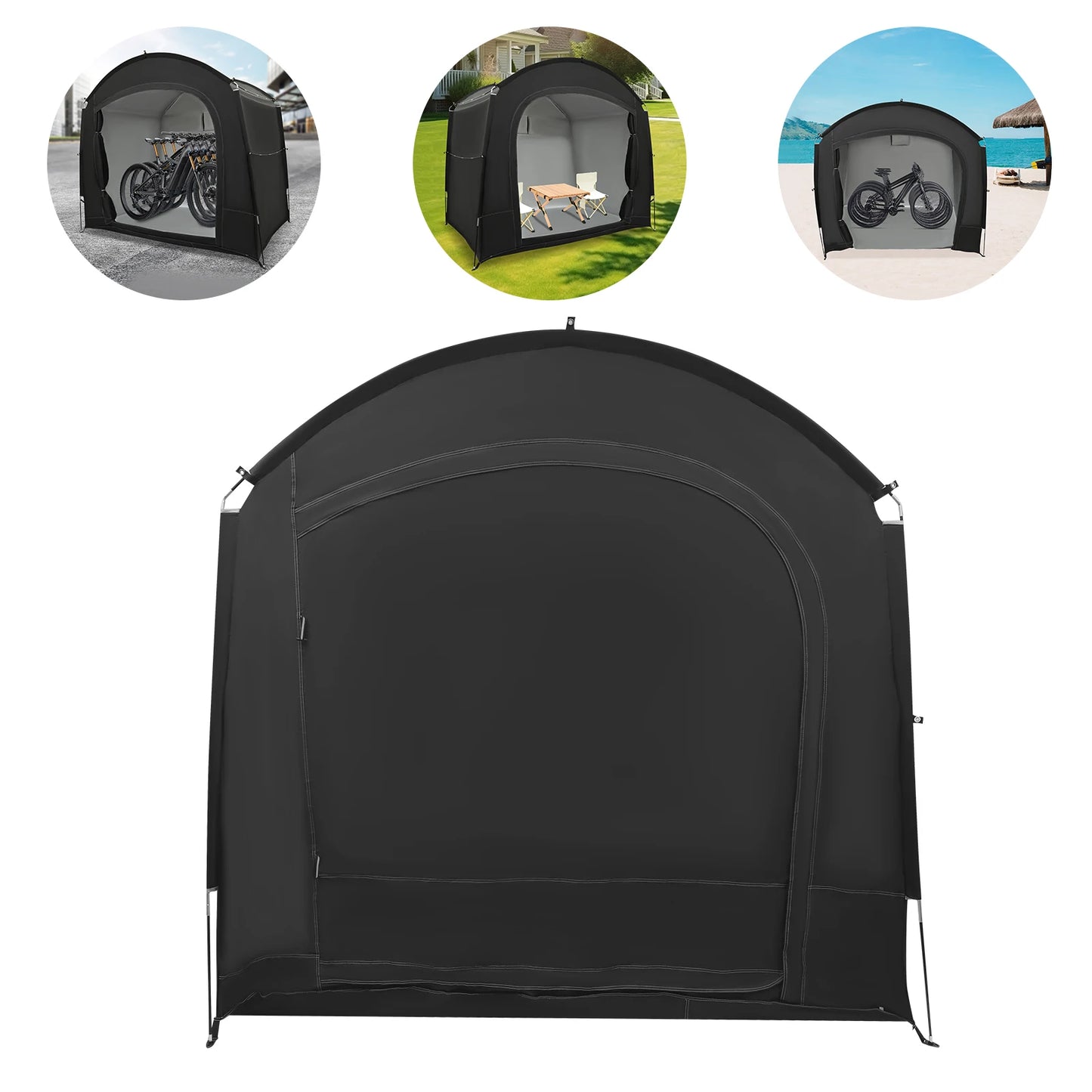 Freestanding Portable Waterproof Bike Storage Tent For Bicycle Or Motorcycle