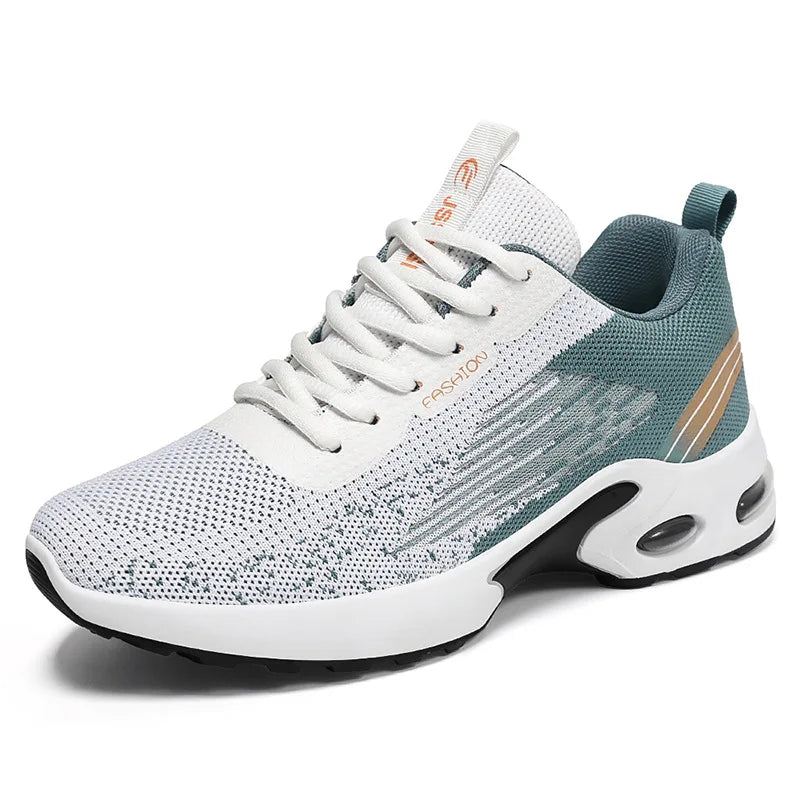 Mens Running Shoes Breathable Mesh Air Cushion For Gym