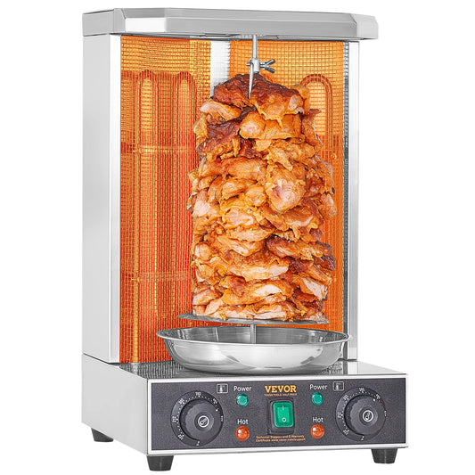 SucceBuy Shawarma Grill Machine Electric Vertical Rotisserie Oven Gyro