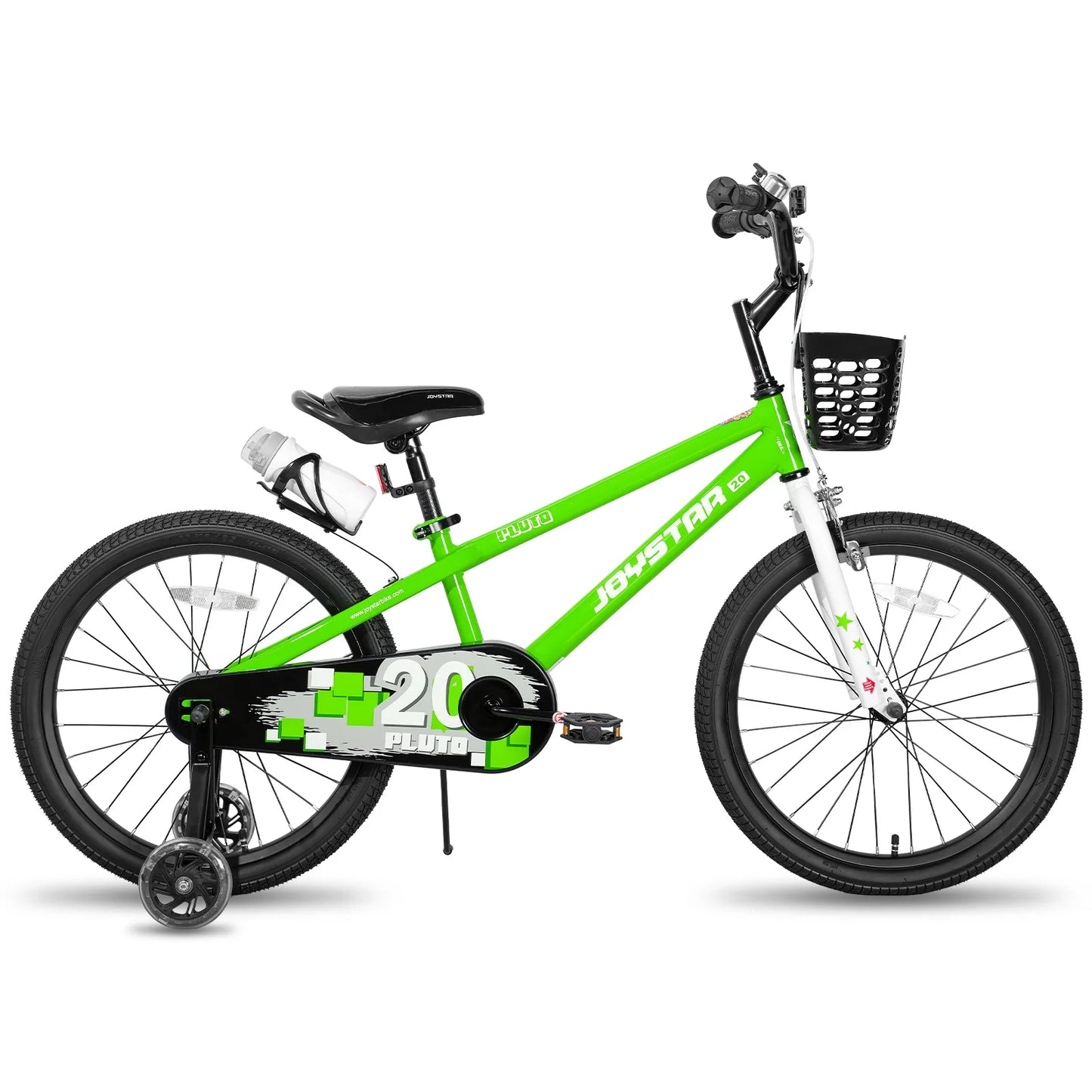 JOYSTAR Kids Bicycle Ages 3 To 12 Illuminated Training Wheels