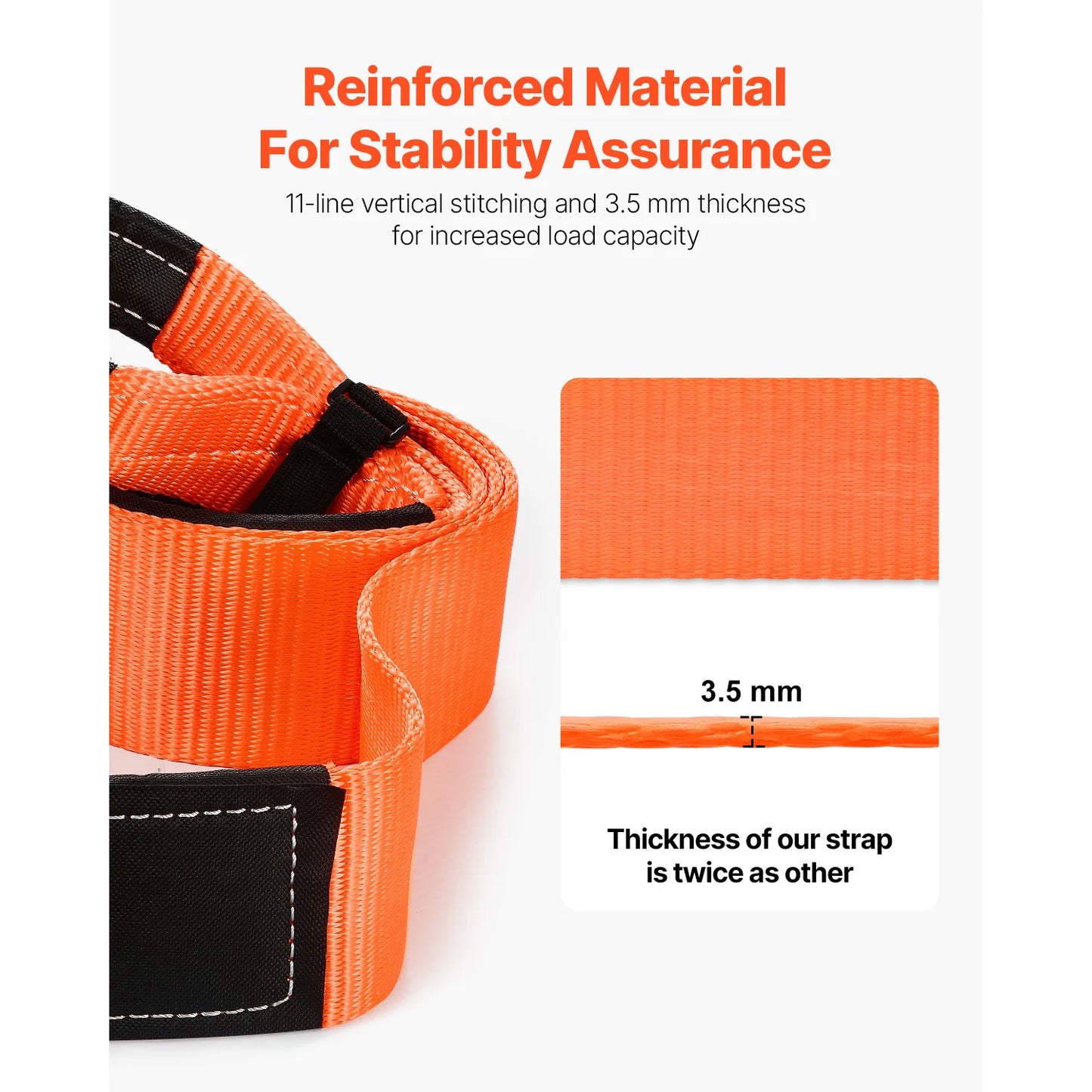 SucceBuy 36000 Lbs Recovery Tow Strap