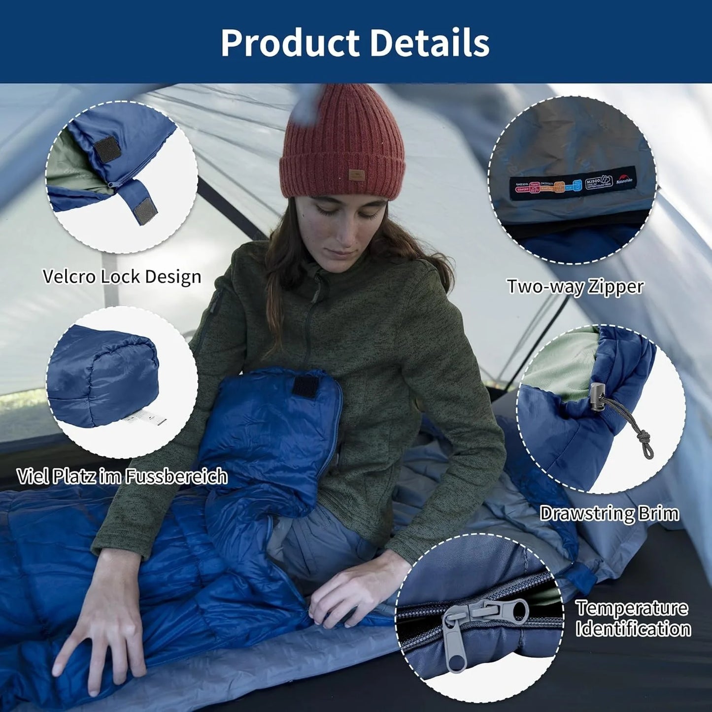 Naturehike Mummy Sleeping Bag Ultra Winter Warm Adult