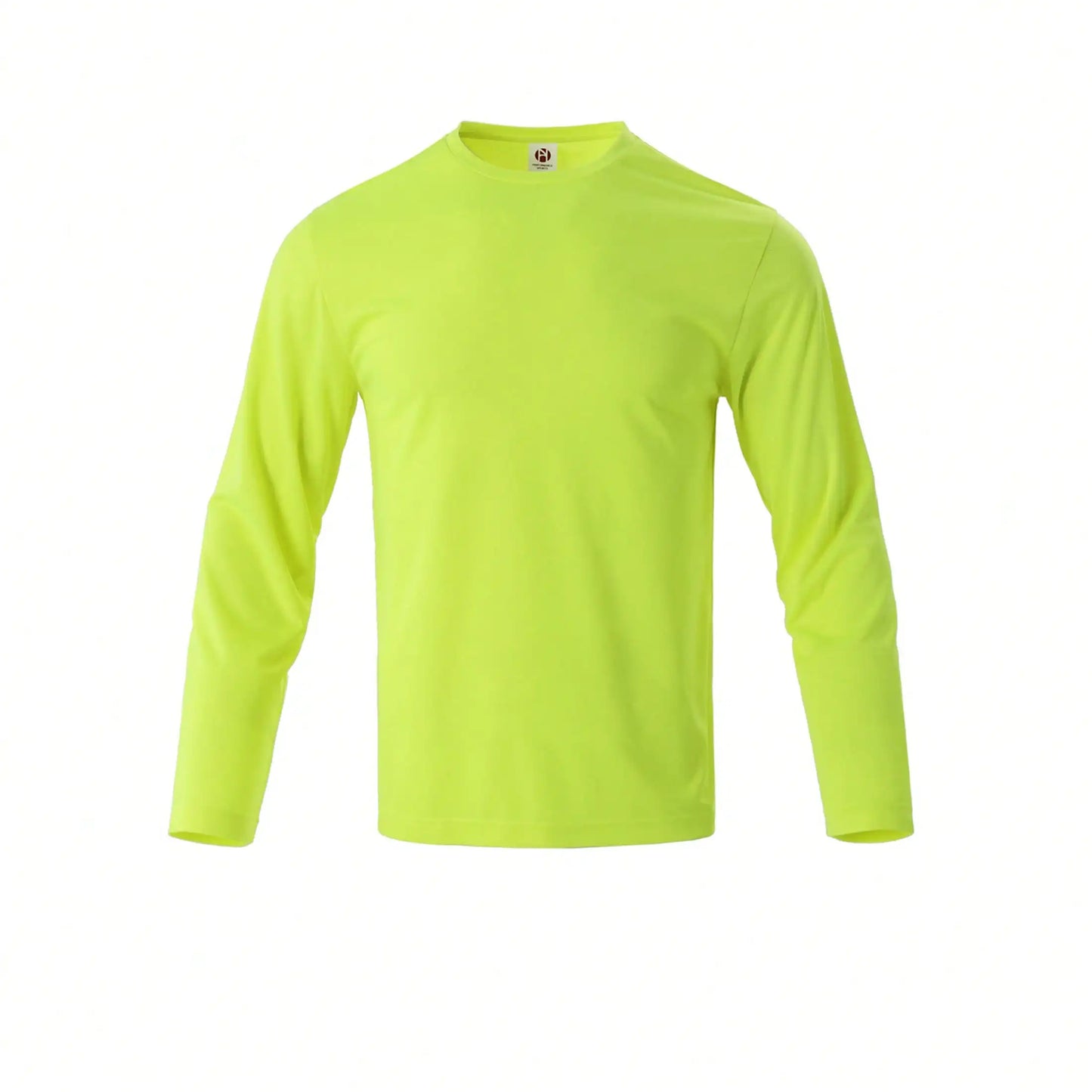 Mens Performance Long Sleeve Shirt Breathable Moisture Wicking Quick Dry